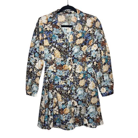 ZARA FLORAL PRINTED MINI DRESS SIZE Small 2148/415 Blogger Favorite - Picture 12 of 12